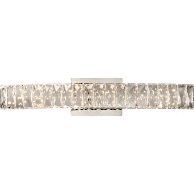 Quoizel Platinum Collection Gala Polished Chrome Glass Vanity Light - Polished Chrome