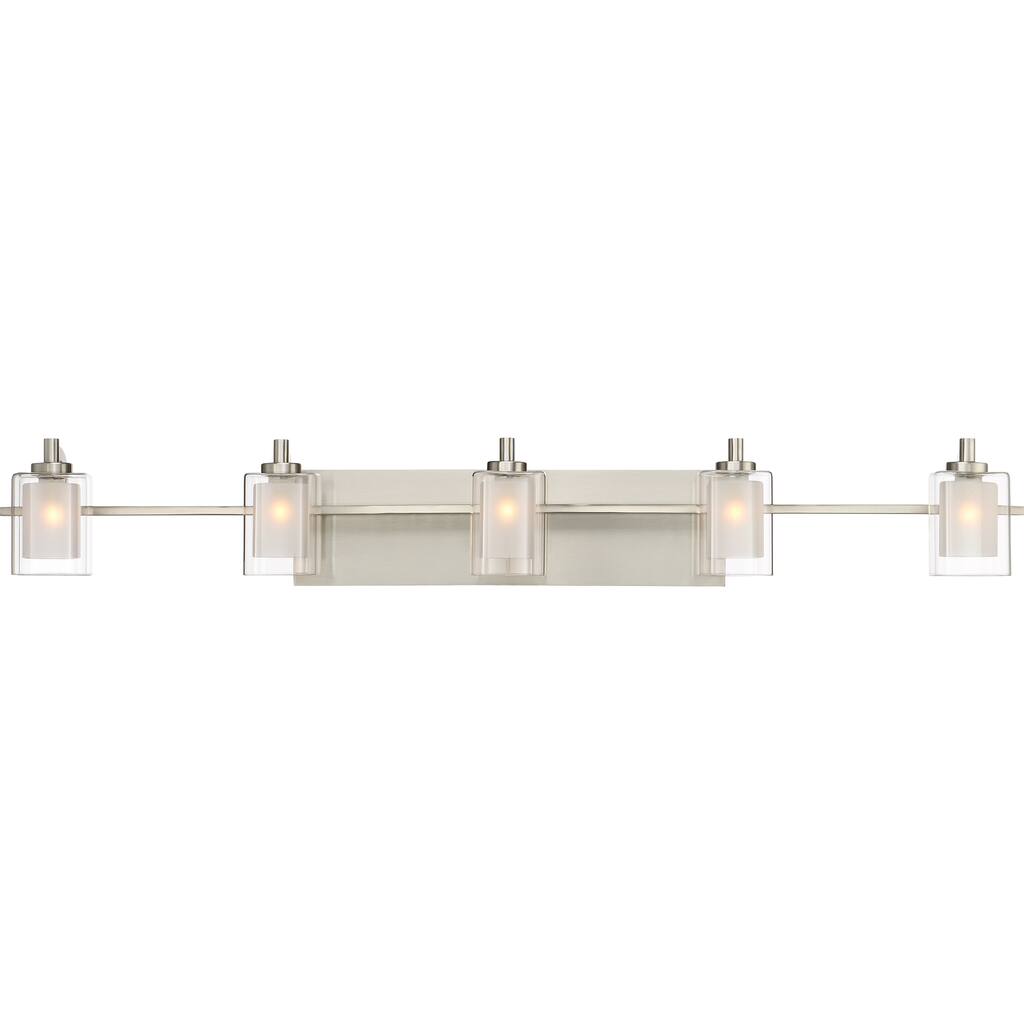 Quoizel Kolt Five-light Vanity Fixture - Silver