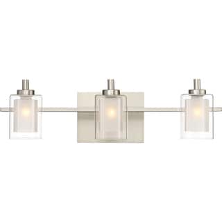 Quoizel Wall Lights Online At Our Best Lighting Quoizel Kolt Silver Steel Frosted Gl Clear Vanity