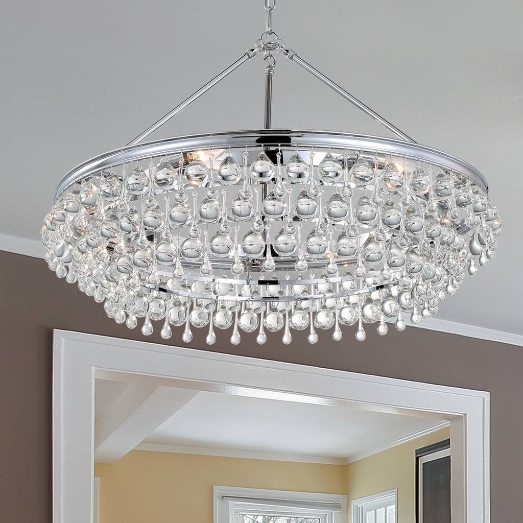 6-light Polished Chrome Chandelier - Chandeliers For Bedrooms by Overstock.com