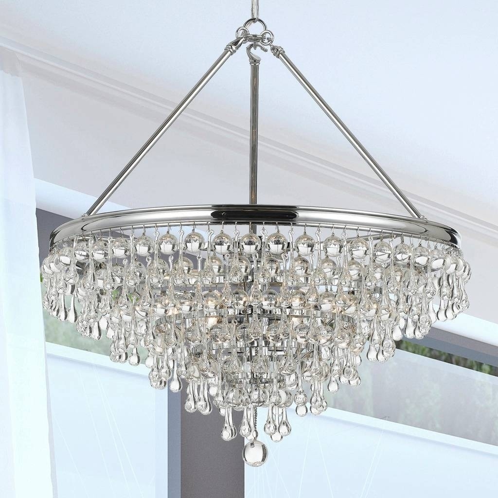 8-light Polished Chrome Chandelier - Chandeliers For Bedrooms by Overstock.com