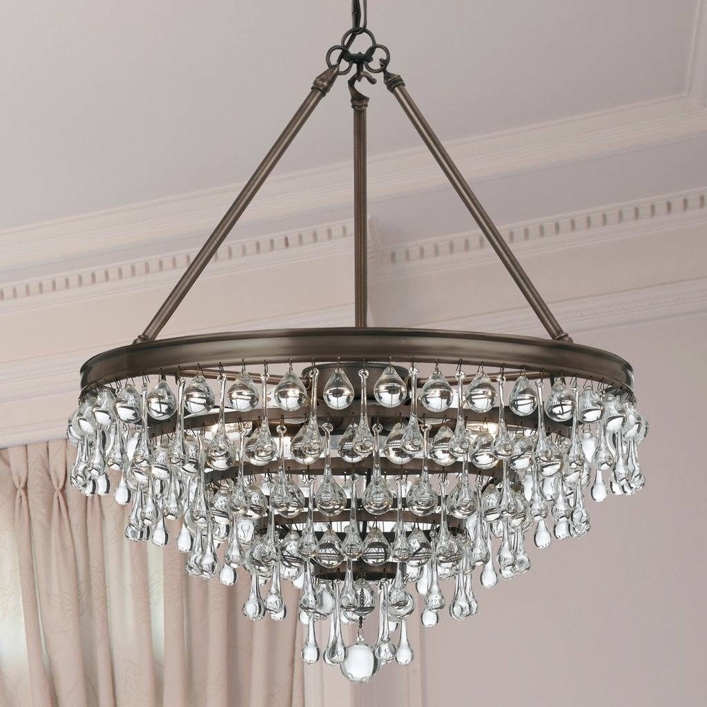 6-Light Vibrant Bronze Chandelier - Chandeliers For Bedrooms by Overstock.com