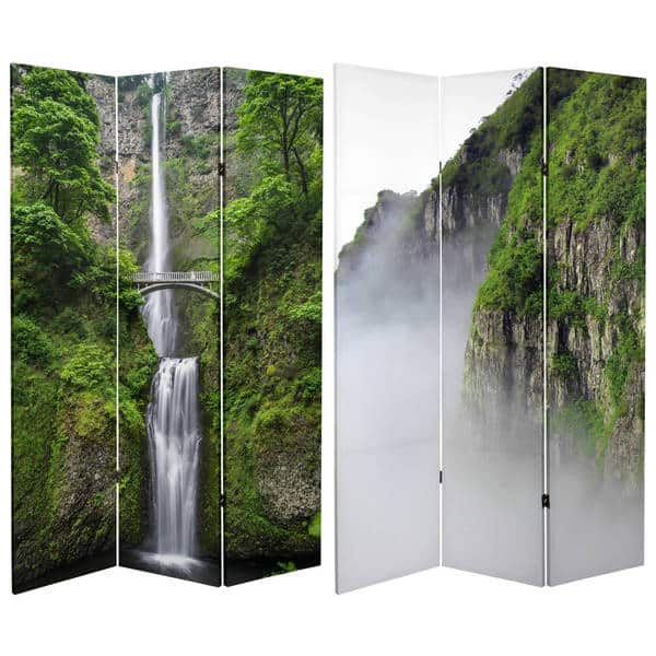 Shop Handmade 6 Canvas Mountaintop Waterfall Room Divider