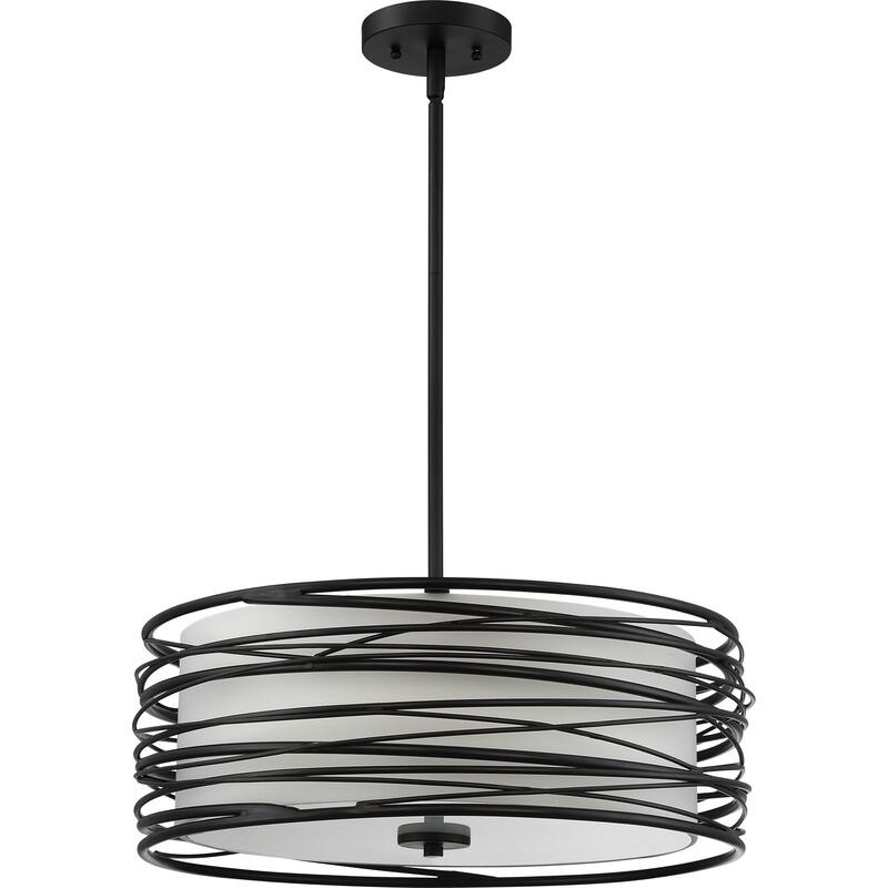 Quoizel Spiral Mystic Black Chandelier