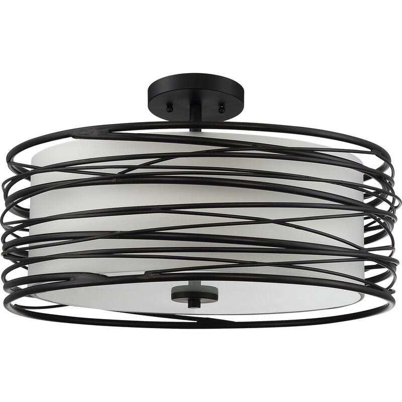 Quoizel Spiral Mystic Black Chandelier