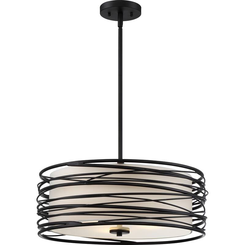 Quoizel Spiral Mystic Black Chandelier