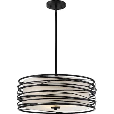Quoizel Spiral Mystic Black Chandelier