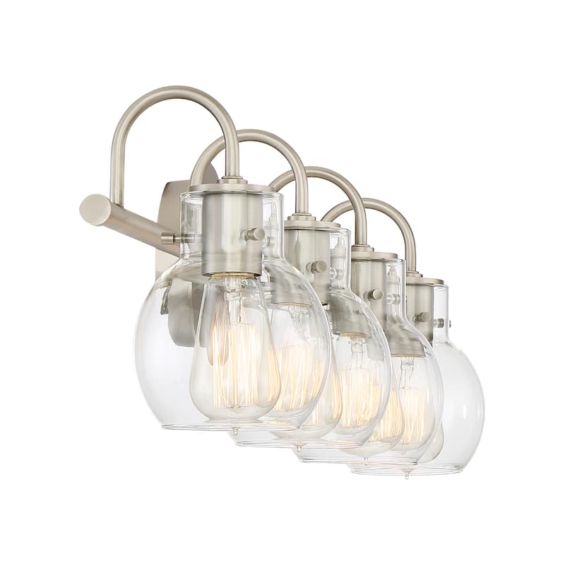 Quoizel Andrews Antique Nickel 4-Light Vanity Light - Antique Nickel
