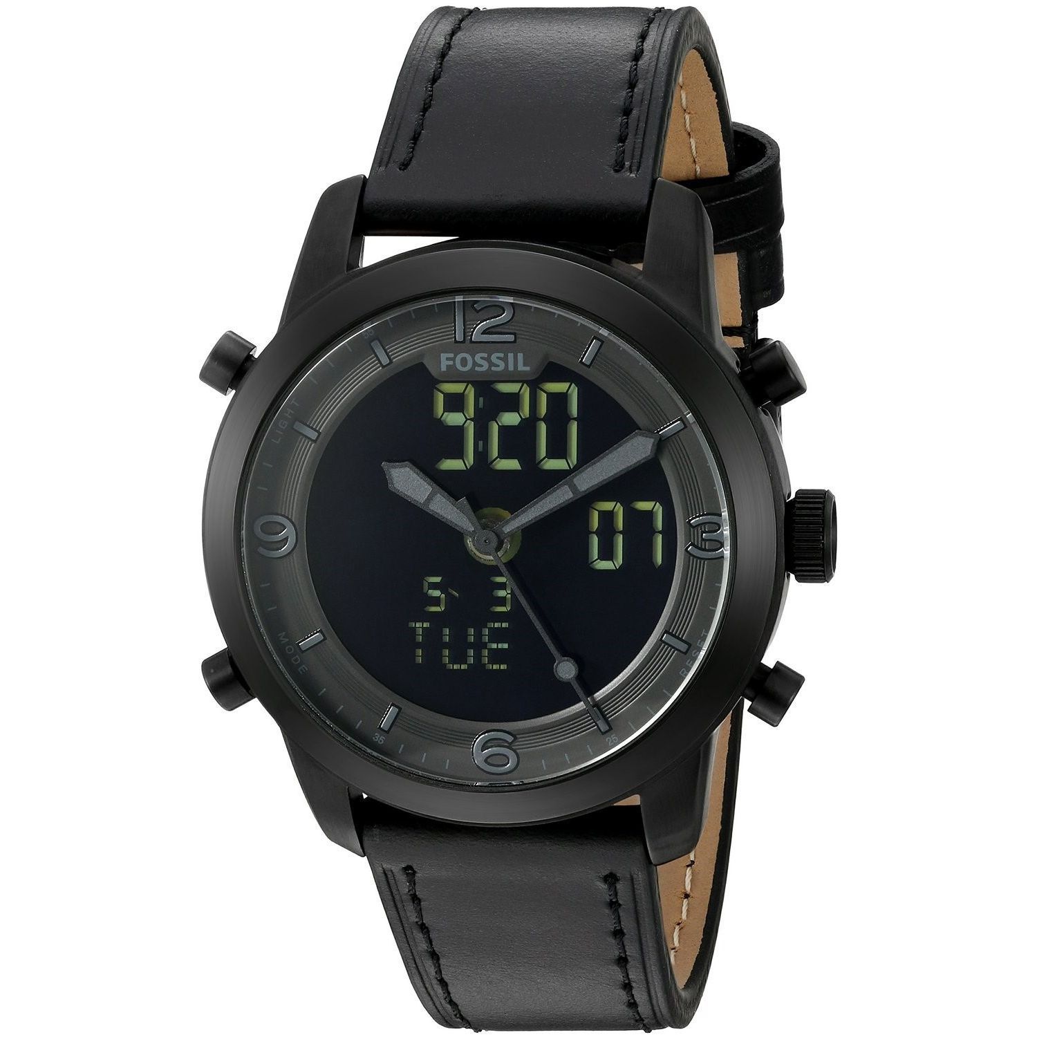 fossil men's digital analog watch