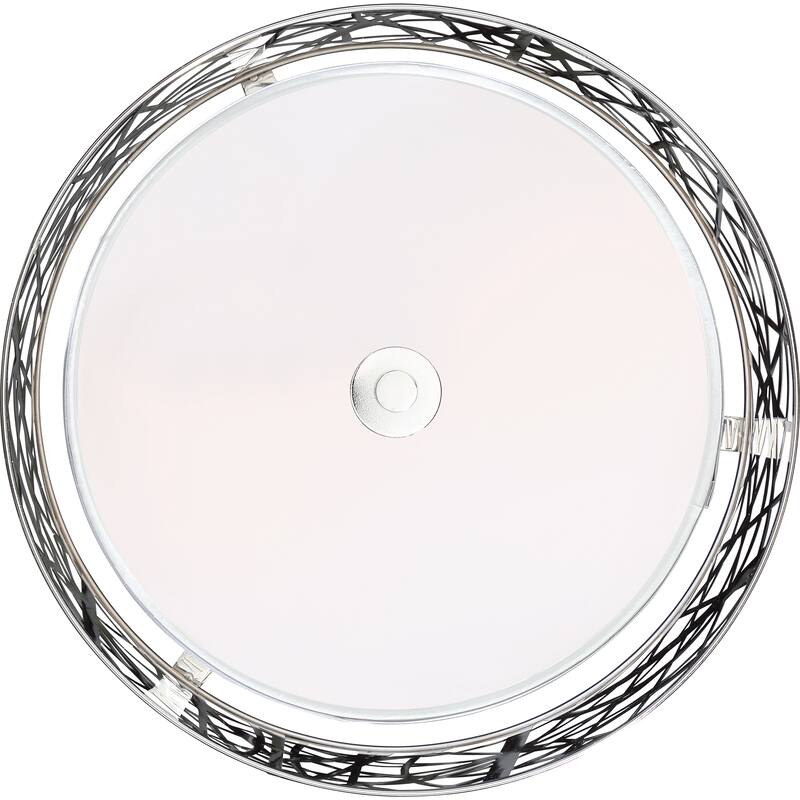Quoizel Platinum Collection Abode Flush-mount Pendant - Silver