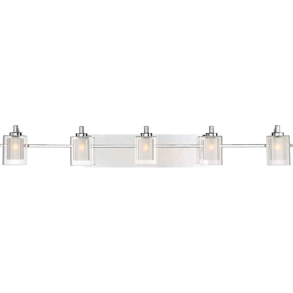 slide 2 of 4, Quoizel Kolt Polished Chrome Vanity Light - Silver
