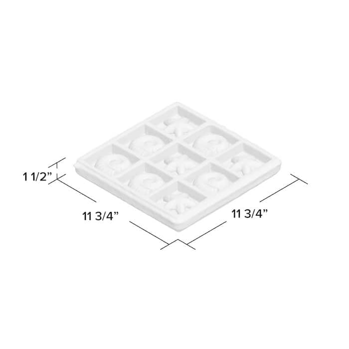 Natural and Plated Nickel Shelled Tic Tac Toe