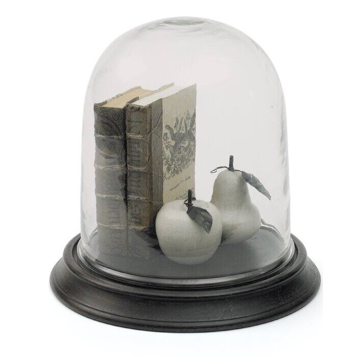 Clear Hand Stained Glass Cloche