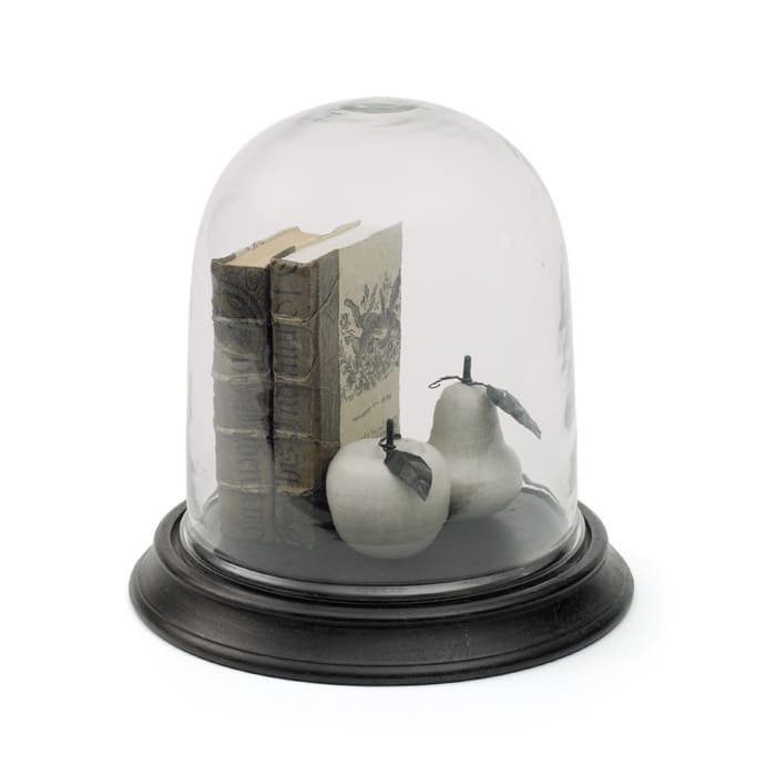 Clear Hand Stained Glass Cloche