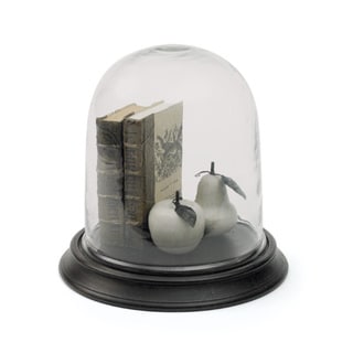 Clear Hand Stained Glass Cloche
