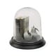 preview thumbnail 1 of 2, Clear Hand Stained Glass Cloche