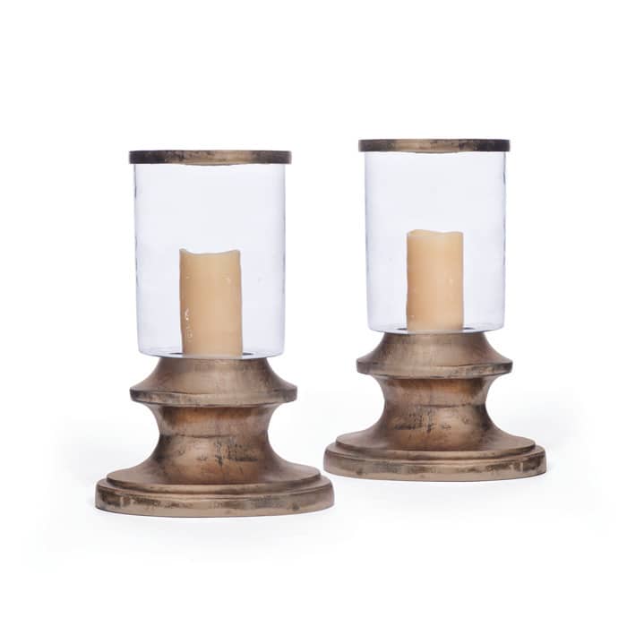 Berlin Oxidized Bronze Hurricanes (Set of 2)