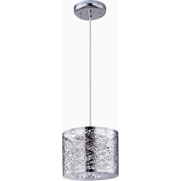 Maxim Lighting Inca Polished Chrome Metal Mini Pendant Maxim Lighting Inca Polished Chrome Metal Mini Pendant