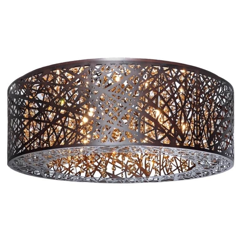 Maxim Lighting Inca Bronze Flush Mount Light