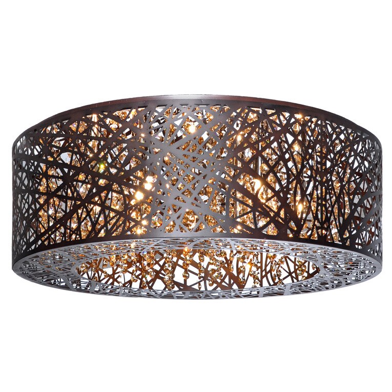 Maxim Lighting Inca Bronze Flush Mount Light On Maxim Lighting Inca Bronze Flush Mount