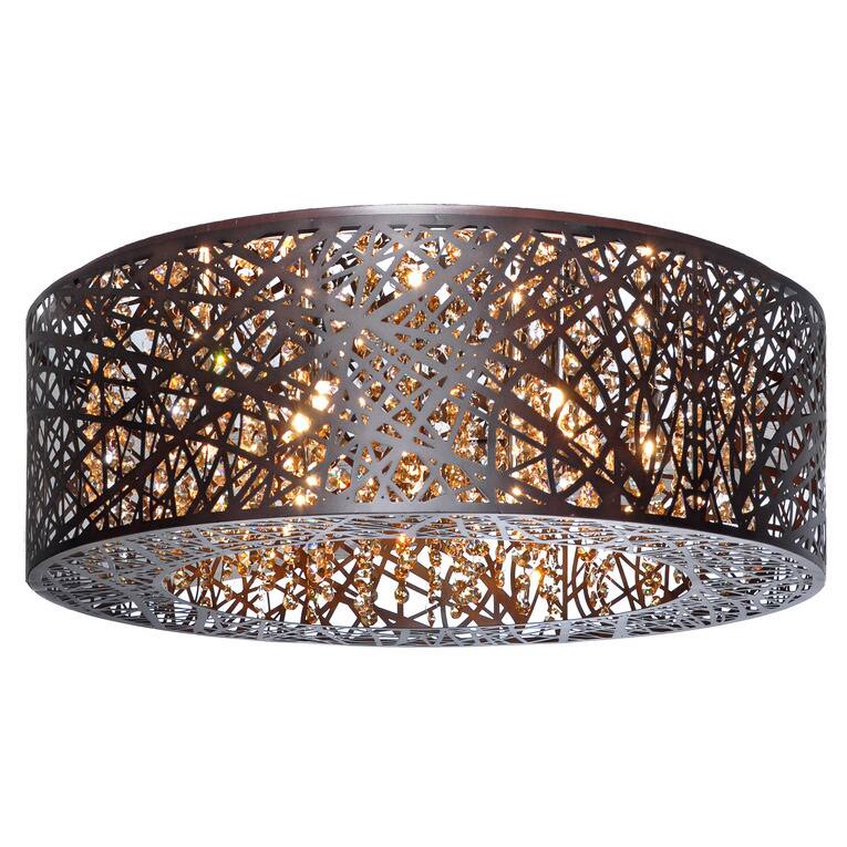 Maxim Lighting Inca Bronze Flush Mount Light