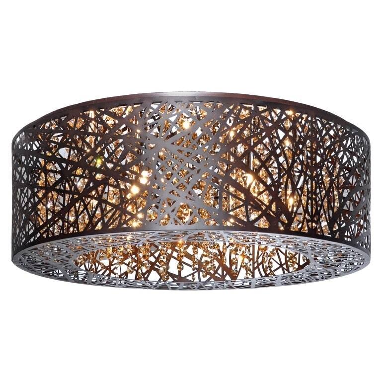 Maxim Lighting Inca Bronze Flush Mount Light