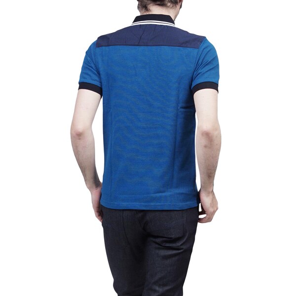 royal blue fred perry polo shirt