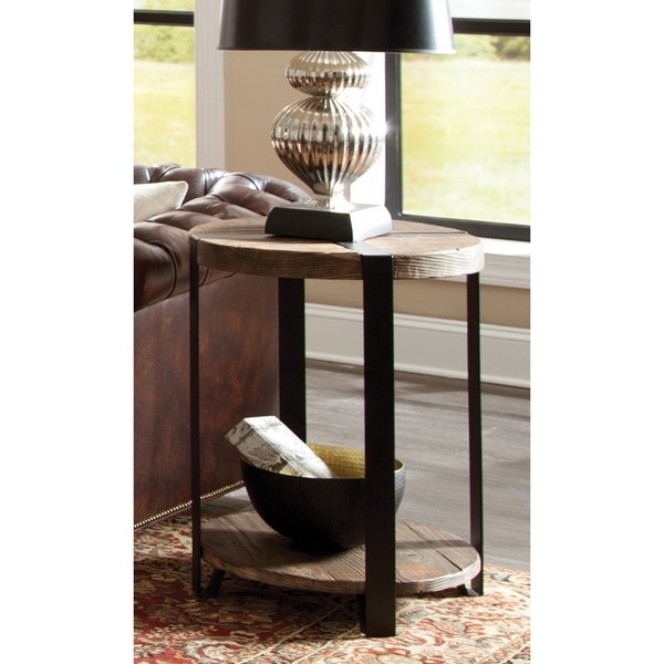 overstock round end tables