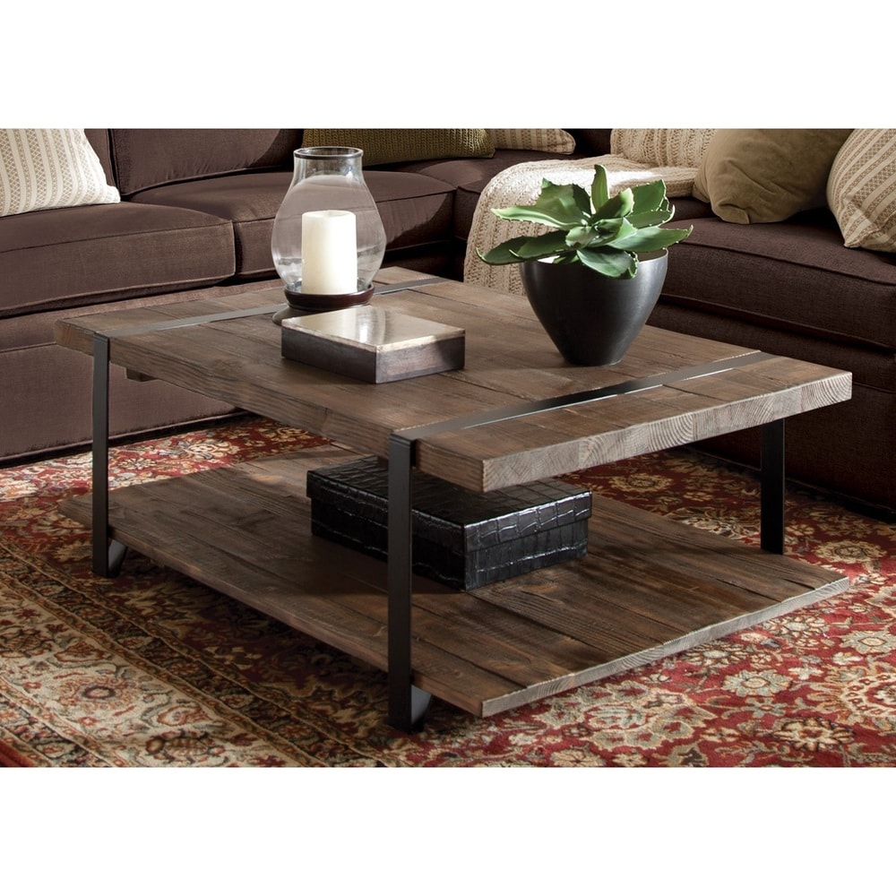 Carbon Loft Czuchry Hairpin Mid-century Live Edge Coffee Table - Bed Bath &  Beyond - 21422965