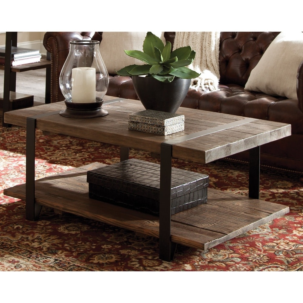 Carbon Loft Czuchry Hairpin Mid-century Live Edge Coffee Table - Bed Bath &  Beyond - 21422965