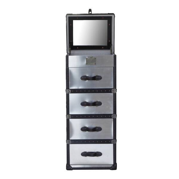 Shop Lazzaro Leather Armstrong 4 Drawer Vertical Steamer Chest