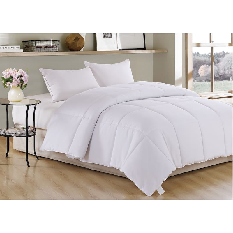 Comfort White All-season Down Alternative Comforter - Twin