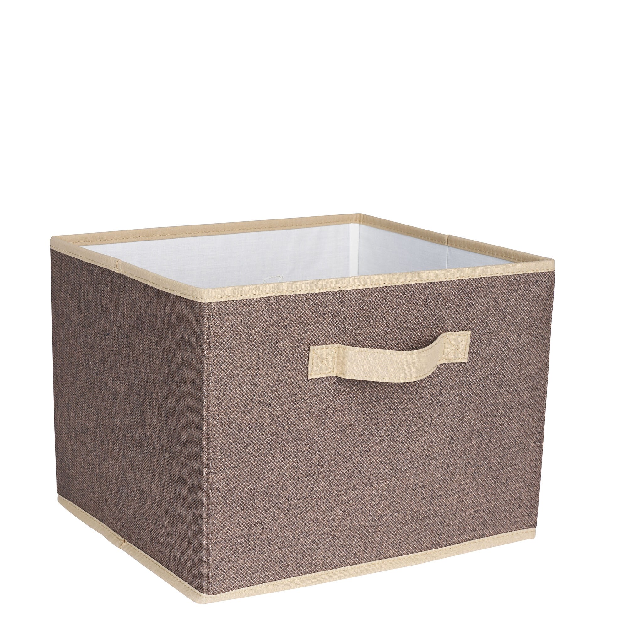 Shop Household Essentials Brown Linen 10inch x 13inch x 11.5inch