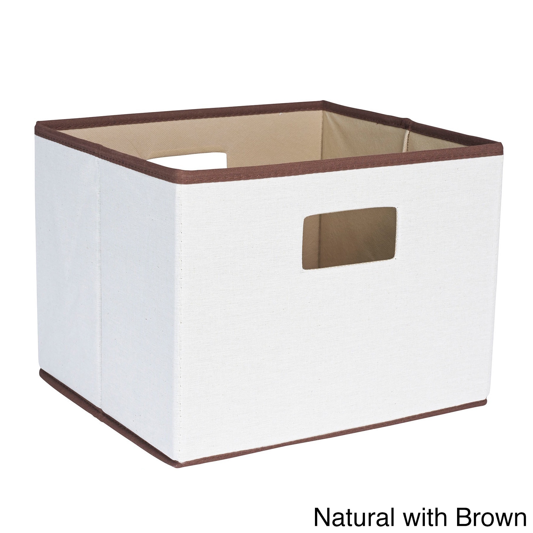 brown storage tote
