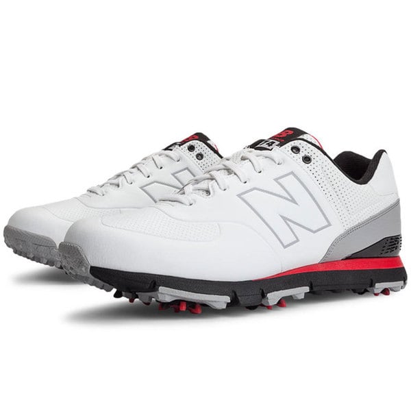 New Balance Classic 574 Golf Shoes 2014 White/Red - 18828067 ...