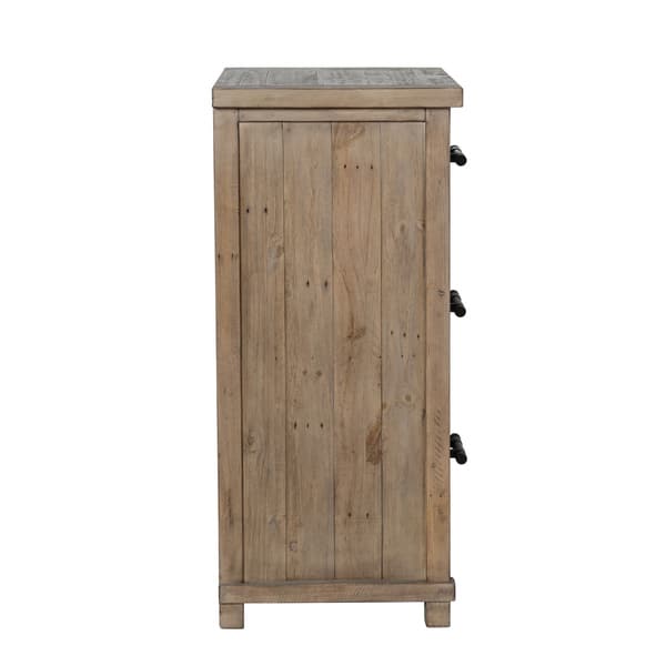 Shop Kasey Reclaimed Pine 3 Drawer Filing Cabinet By Kosas Home