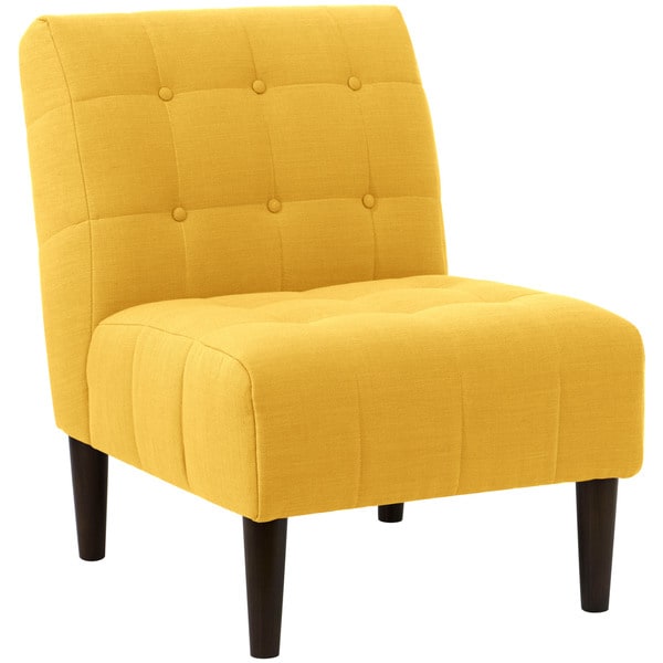 overstock yellow accent chair