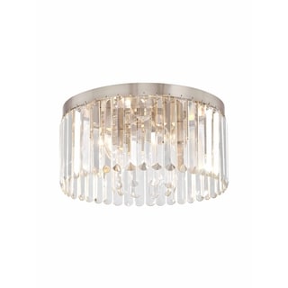 Livex Lighting 50534-91 Ashton 4 Light Bath Vanity w/Clear Crystal