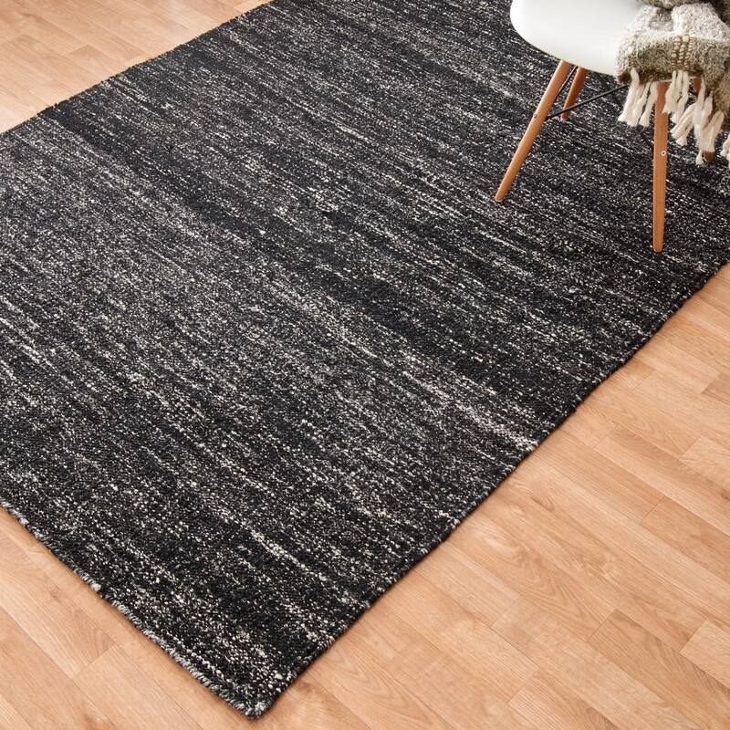 Flat-weave Maddox Neutral Viscose Rug