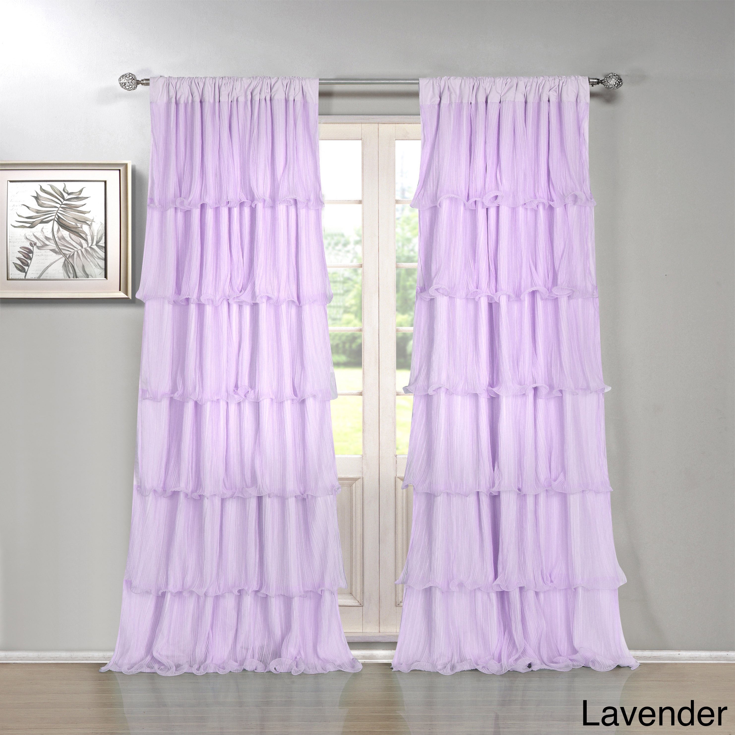 Shop The Gray Barn Pasanen 84 Inch Ruffled Curtain Panel Free