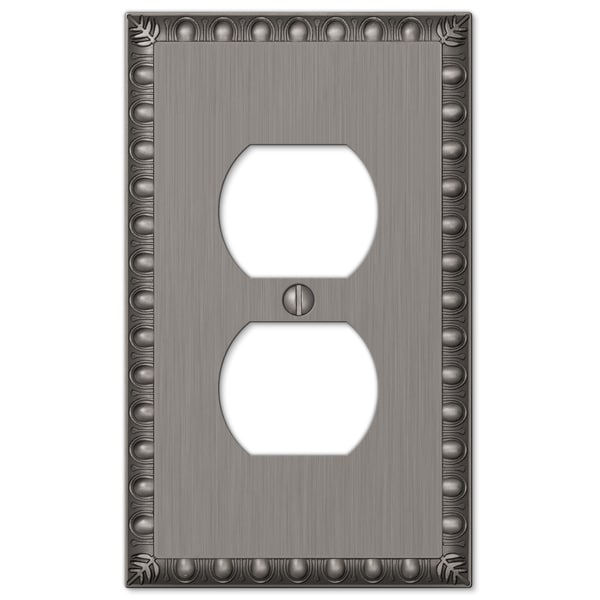 Amertac 90DAN 1 Duplex antique Nickel Wallplate