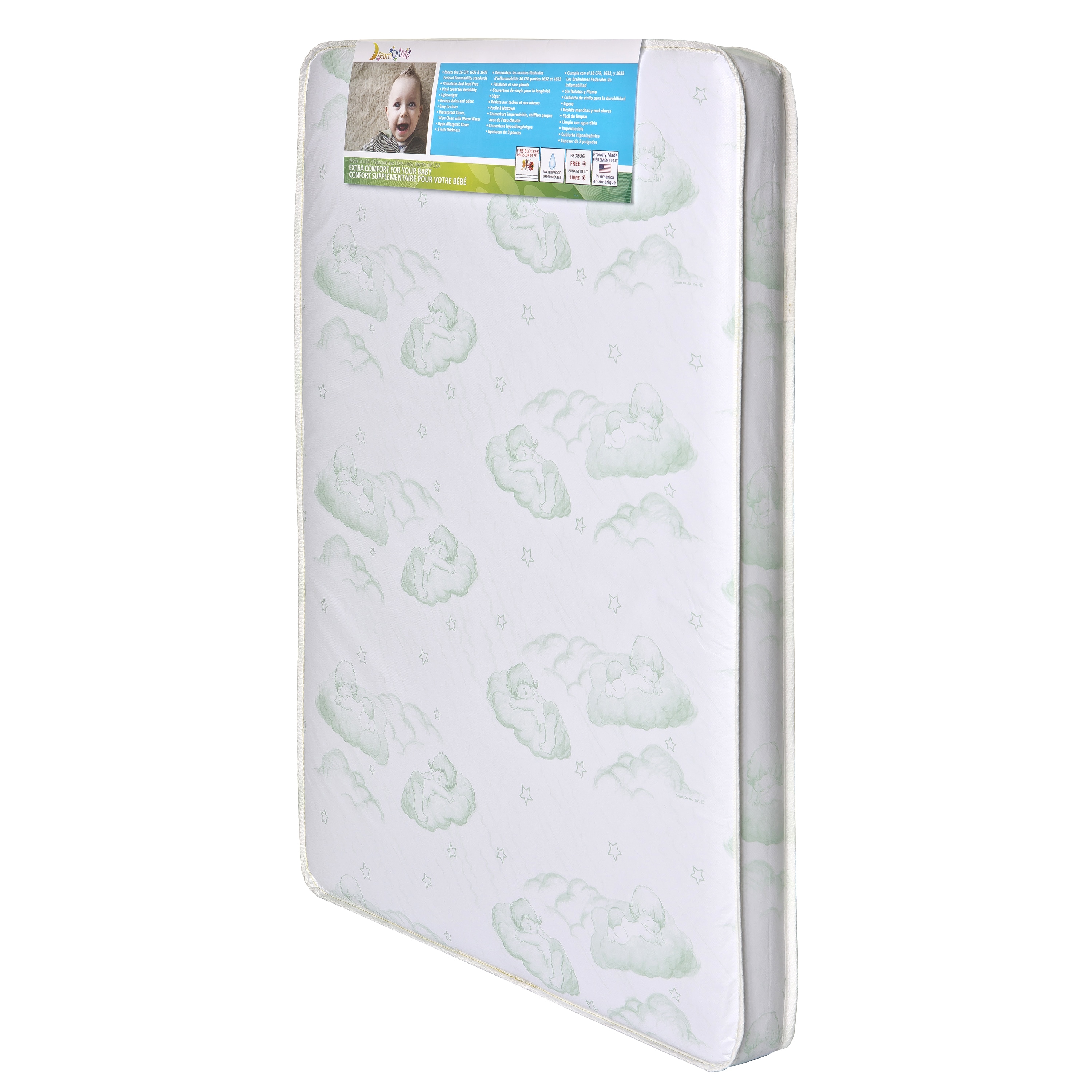 Square 2024 playard mattress