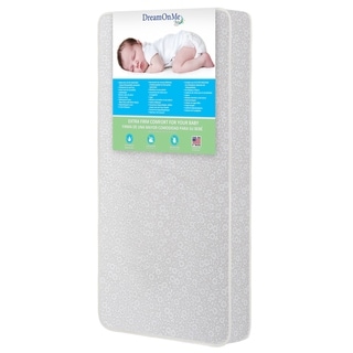 Dream On Me Vinyl Orthopedic Extra Firm Foam Standard Crib Mattress