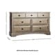 preview thumbnail 2 of 1, Evolur Double Drawers Dresser