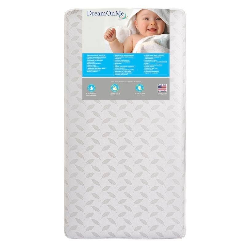 Dream On Me 132 Premium Coil Inner Spring Crib & Toddler Standard Mattress