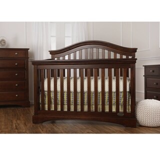 Adora Curve Top Cherry Wood Lifestyle Crib