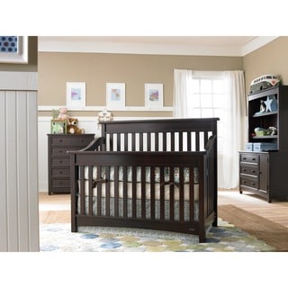 Evolur Avery 5-in-1 LifeStyle Convertible Crib - Brown