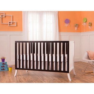 Dream on Me Madrid Black Wood 5-in-1 Convertible Crib