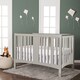 preview thumbnail 1 of 3, Dream On Me Havana White and Grey 5-in-1 Convertible Crib