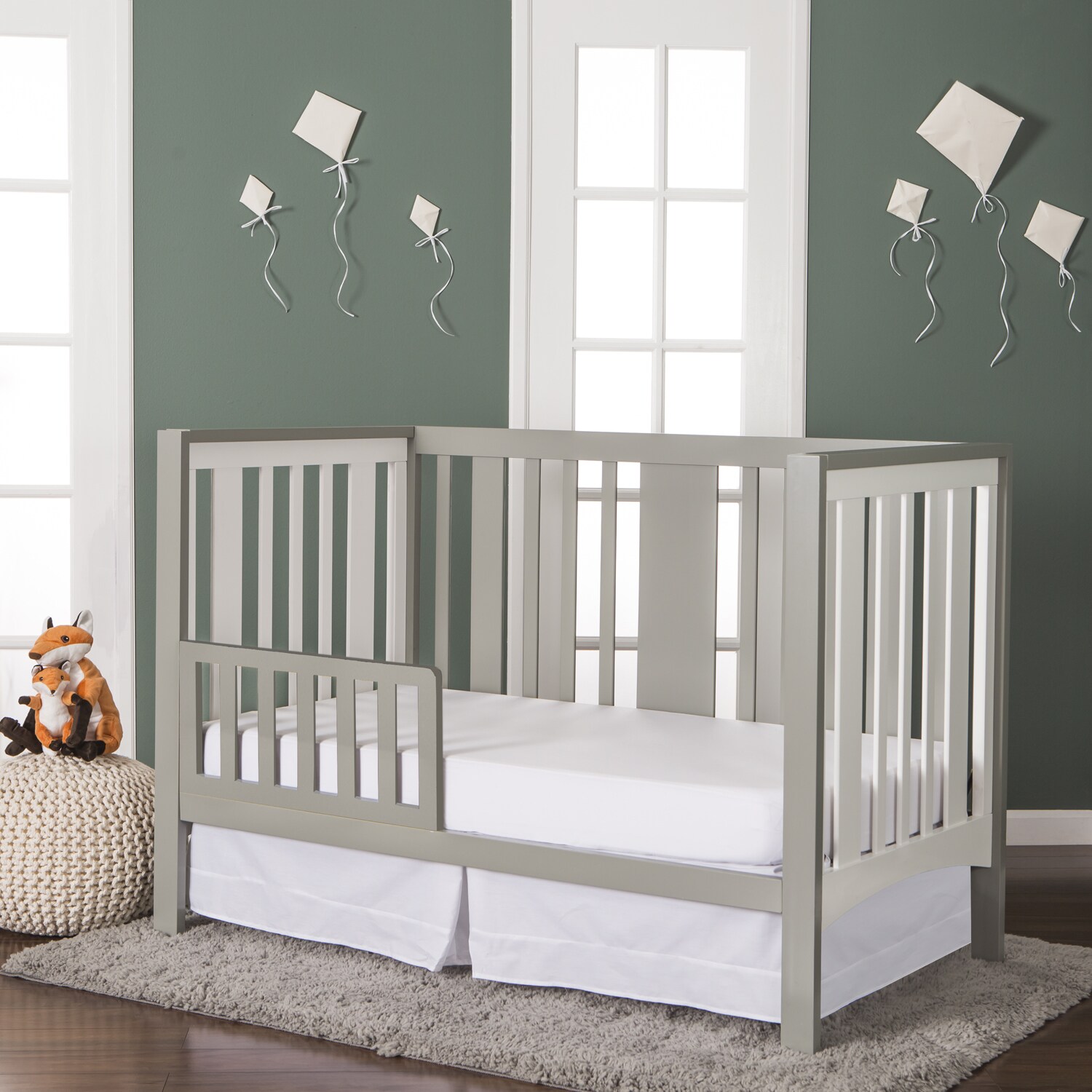 Dream on me crib clearance grey